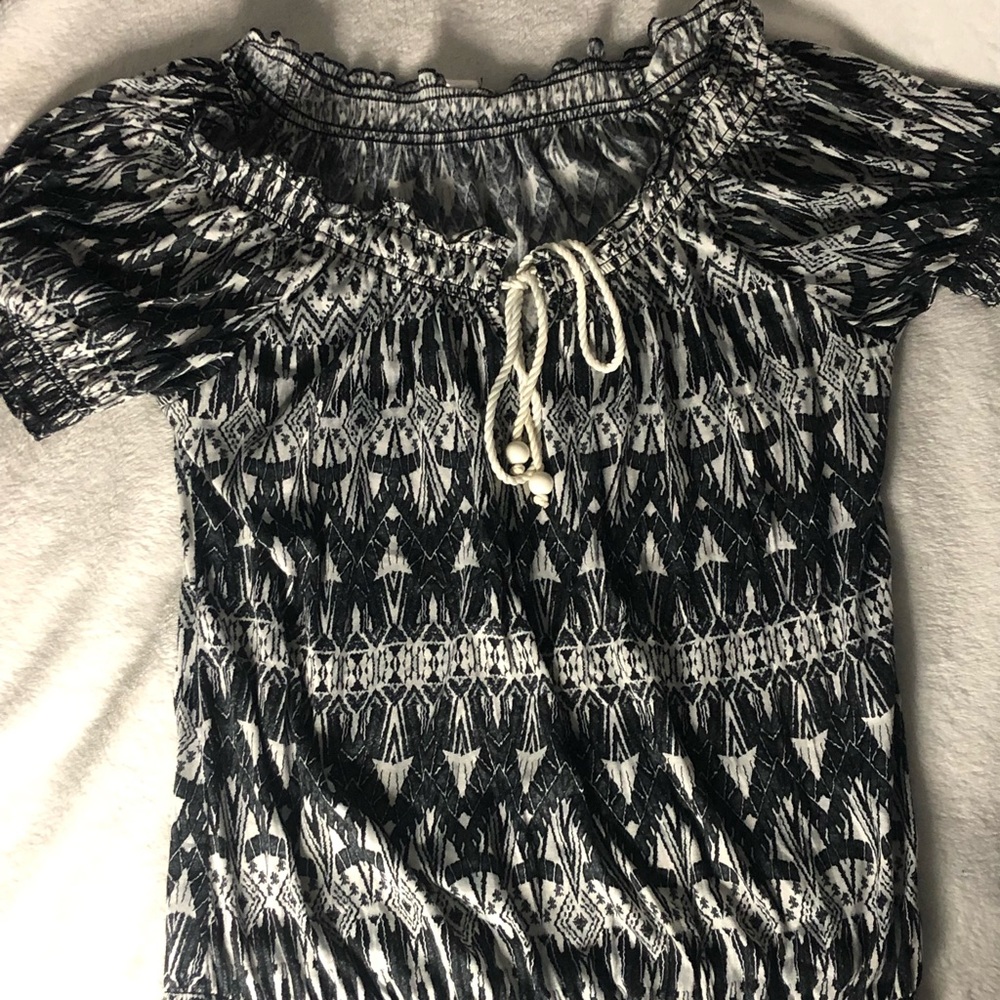 Women's size XL 15-17 Tie-Dye Loose-Fitting Shirt with Elastic Band at Bottom